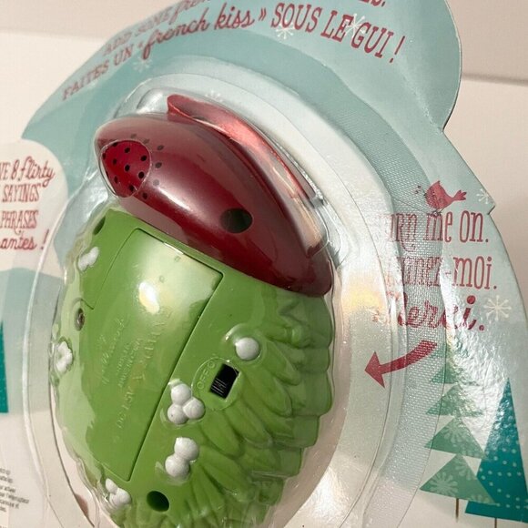 Hallmark Talking Mistletoe Motion Activated French Accent Damaged Packaging - Picture 13 of 16